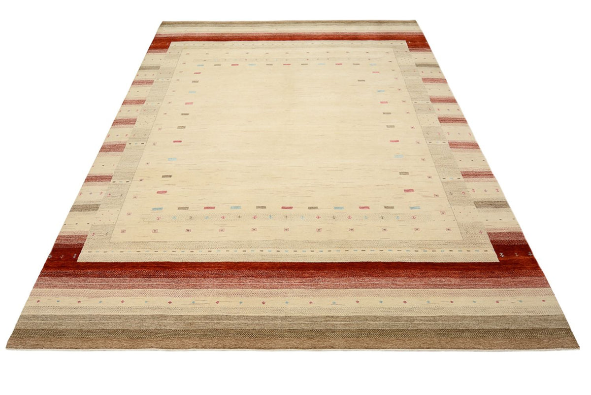 Gabbeh-mattan - Loribaft Indus - 342 x 254 cm - ljusbeige