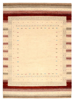 Gabbeh-mattan - Loribaft Indus - 238 x 174 cm - ljusbeige