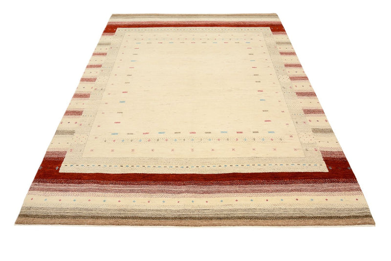 Gabbeh-mattan - Loribaft Indus - 238 x 174 cm - ljusbeige