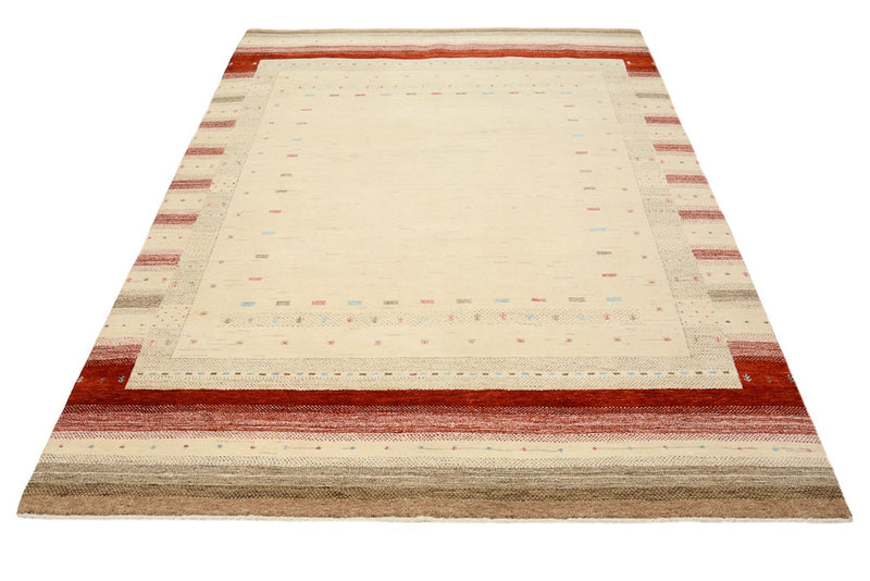 Gabbeh-mattan - Loribaft Indus - 238 x 174 cm - ljusbeige
