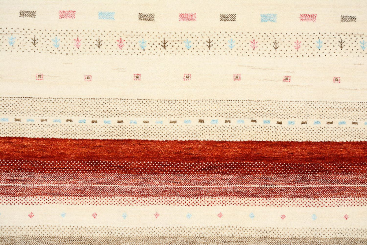 Gabbeh-mattan - Loribaft Indus - 240 x 175 cm - ljusbeige