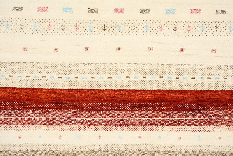 Gabbeh-mattan - Loribaft Indus - 240 x 175 cm - ljusbeige