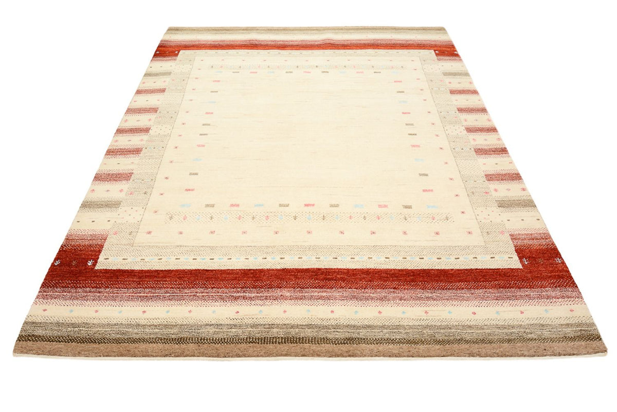 Gabbeh-mattan - Loribaft Indus - 240 x 175 cm - ljusbeige