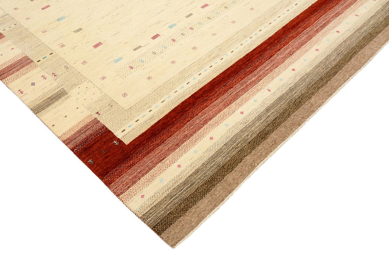 Gabbeh-mattan - Loribaft Indus - 304 x 205 cm - ljusbeige