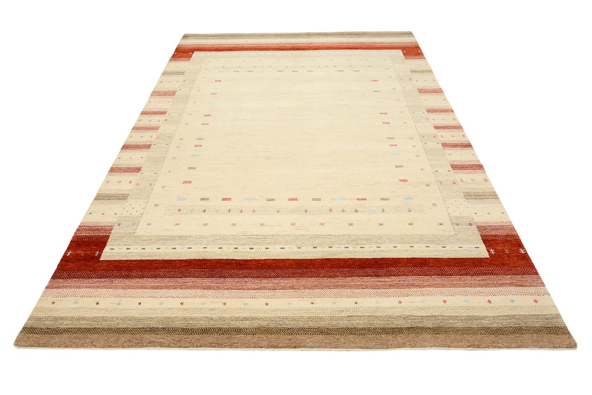 Gabbeh-mattan - Loribaft Indus - 304 x 205 cm - ljusbeige