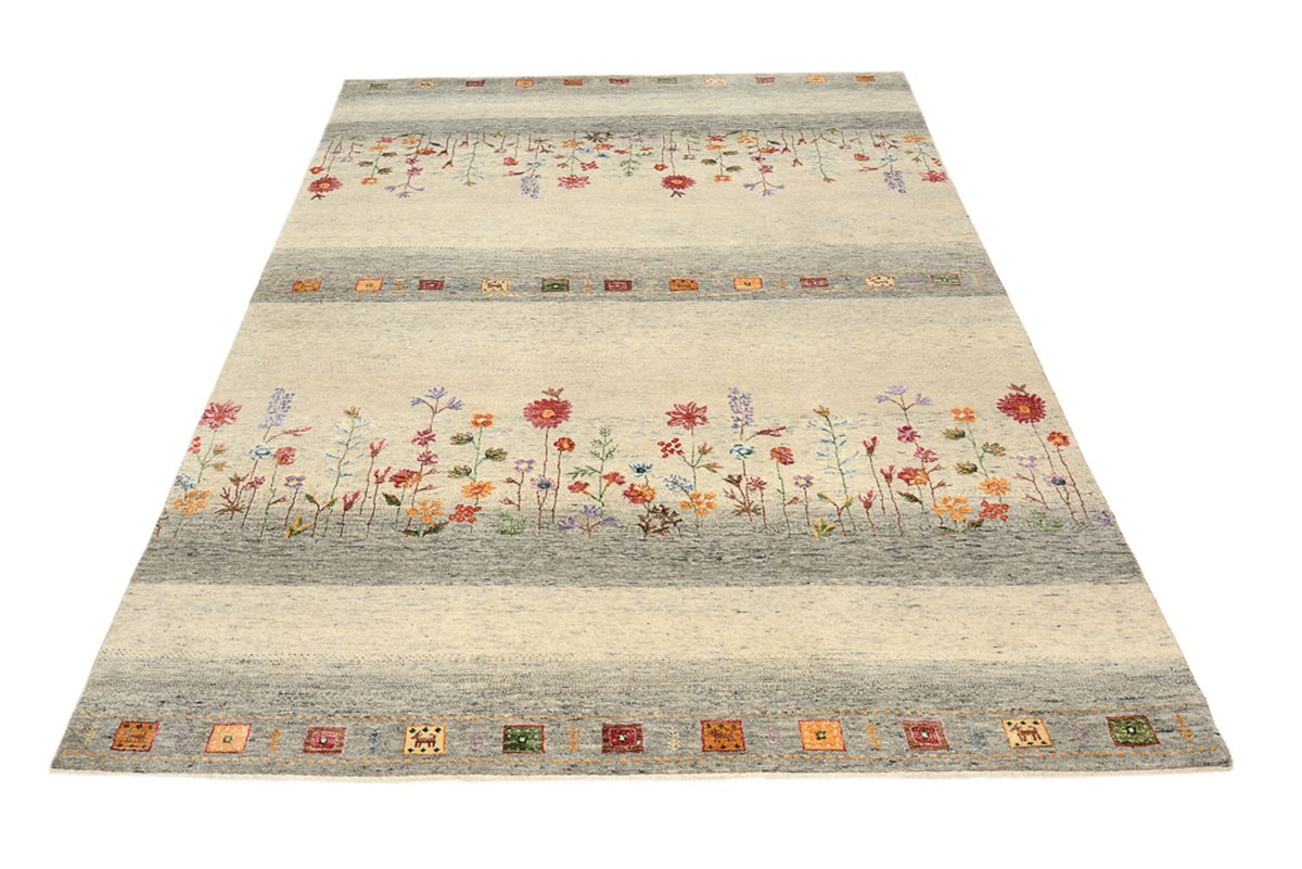 Gabbeh-mattan - Loribaft Indus - 244 x 173 cm - ljusbeige