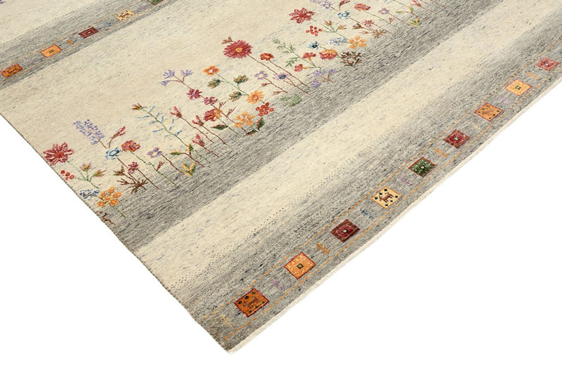 Gabbeh-mattan - Loribaft Indus - 244 x 173 cm - ljusbeige