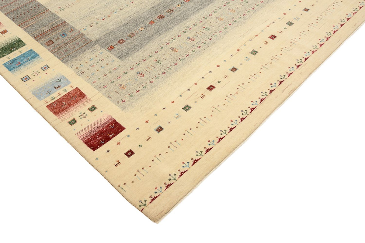 Gabbeh-mattan - Loribaft Indus - 339 x 248 cm - flerfärgad