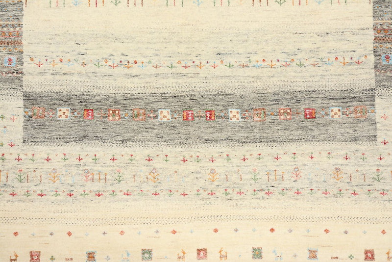 Gabbeh-mattan - Loribaft Indus - 243 x 171 cm - flerfärgad