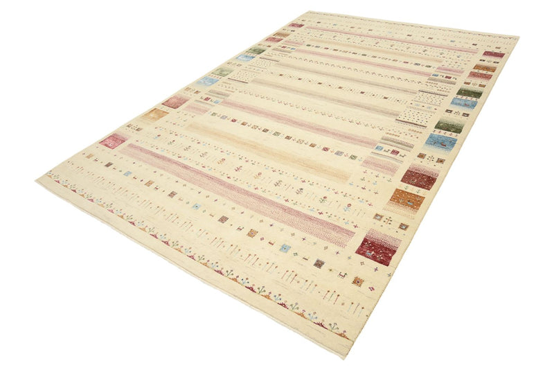 Gabbeh-mattan - Loribaft Indus - 304 x 200 cm - flerfärgad