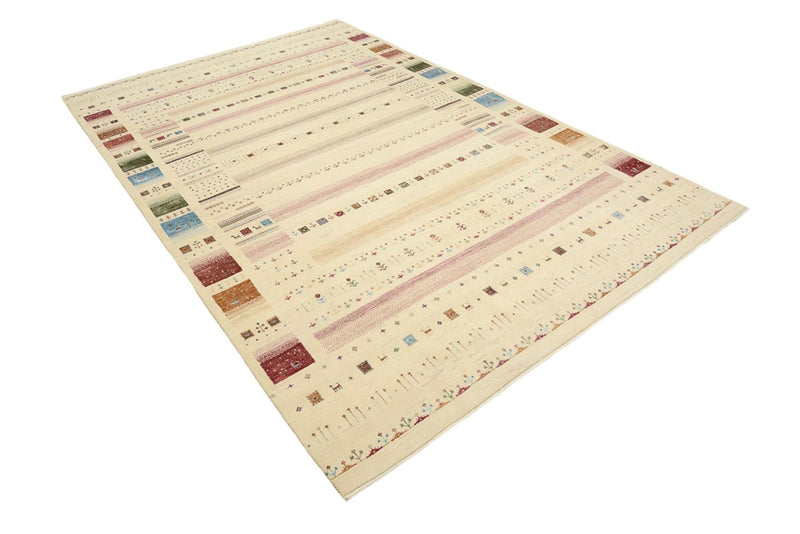 Gabbeh-mattan - Loribaft Indus - 304 x 200 cm - flerfärgad