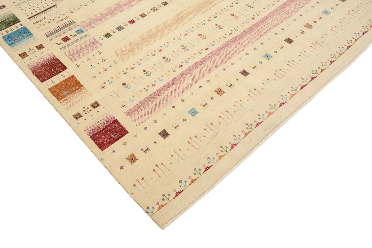 Gabbeh-mattan - Loribaft Indus - 304 x 200 cm - flerfärgad