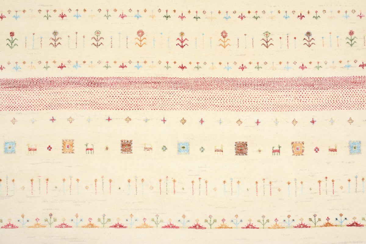 Gabbeh-mattan - Loribaft Indus - 304 x 200 cm - flerfärgad