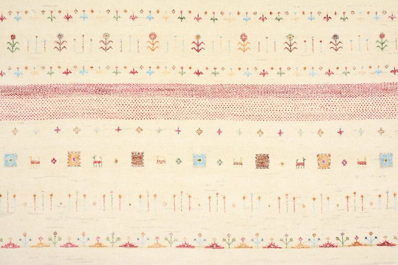 Gabbeh-mattan - Loribaft Indus - 304 x 200 cm - flerfärgad