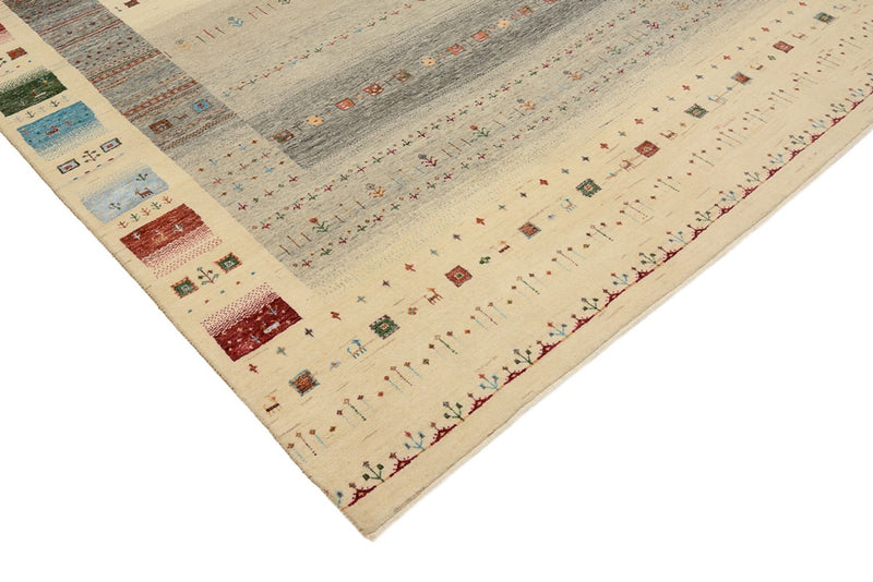 Gabbeh-mattan - Loribaft Indus - 304 x 201 cm - flerfärgad