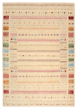 Gabbeh-mattan - Loribaft Indus - 246 x 171 cm - flerfärgad