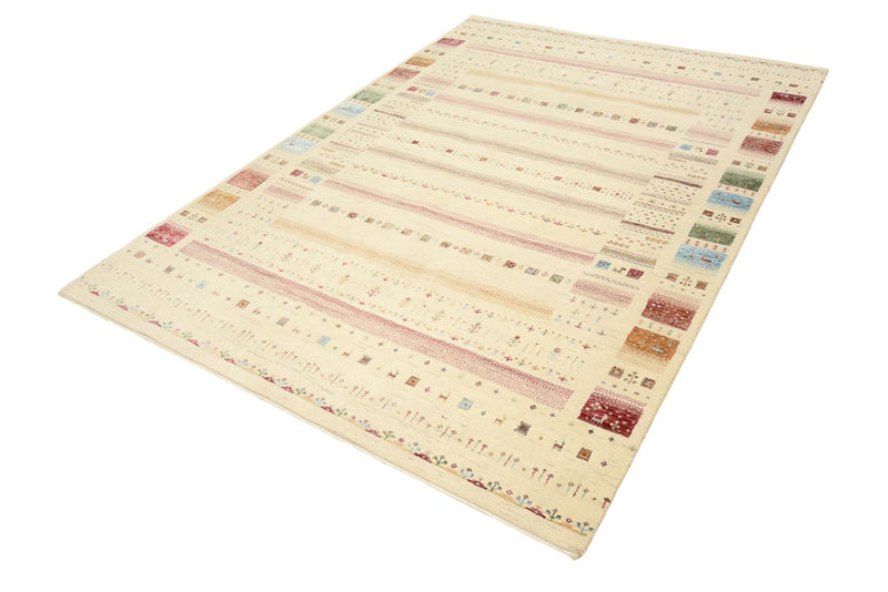 Gabbeh-mattan - Loribaft Indus - 246 x 171 cm - flerfärgad