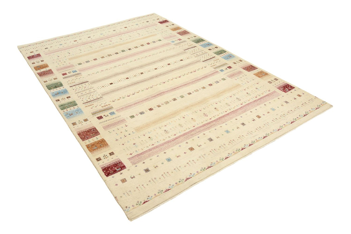 Gabbeh-mattan - Loribaft Indus - 246 x 171 cm - flerfärgad