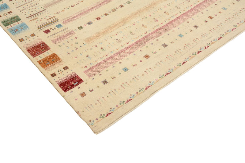 Gabbeh-mattan - Loribaft Indus - 246 x 171 cm - flerfärgad