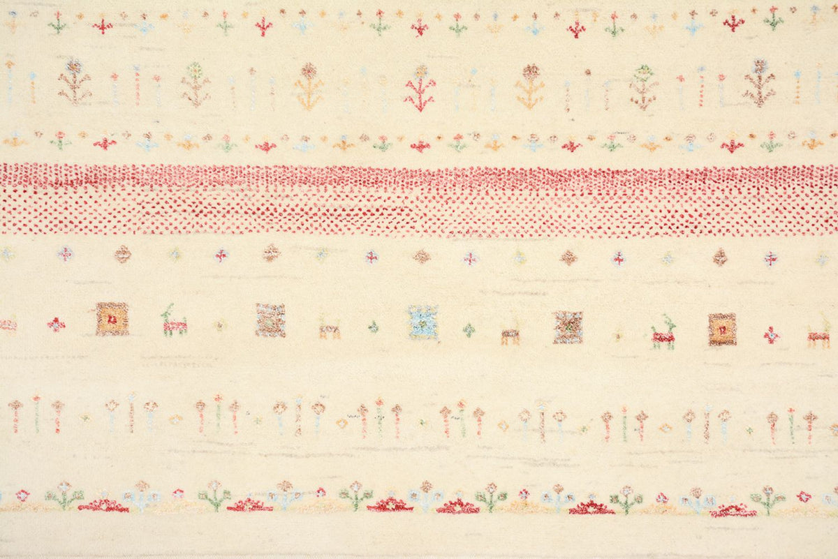 Gabbeh-mattan - Loribaft Indus - 246 x 171 cm - flerfärgad