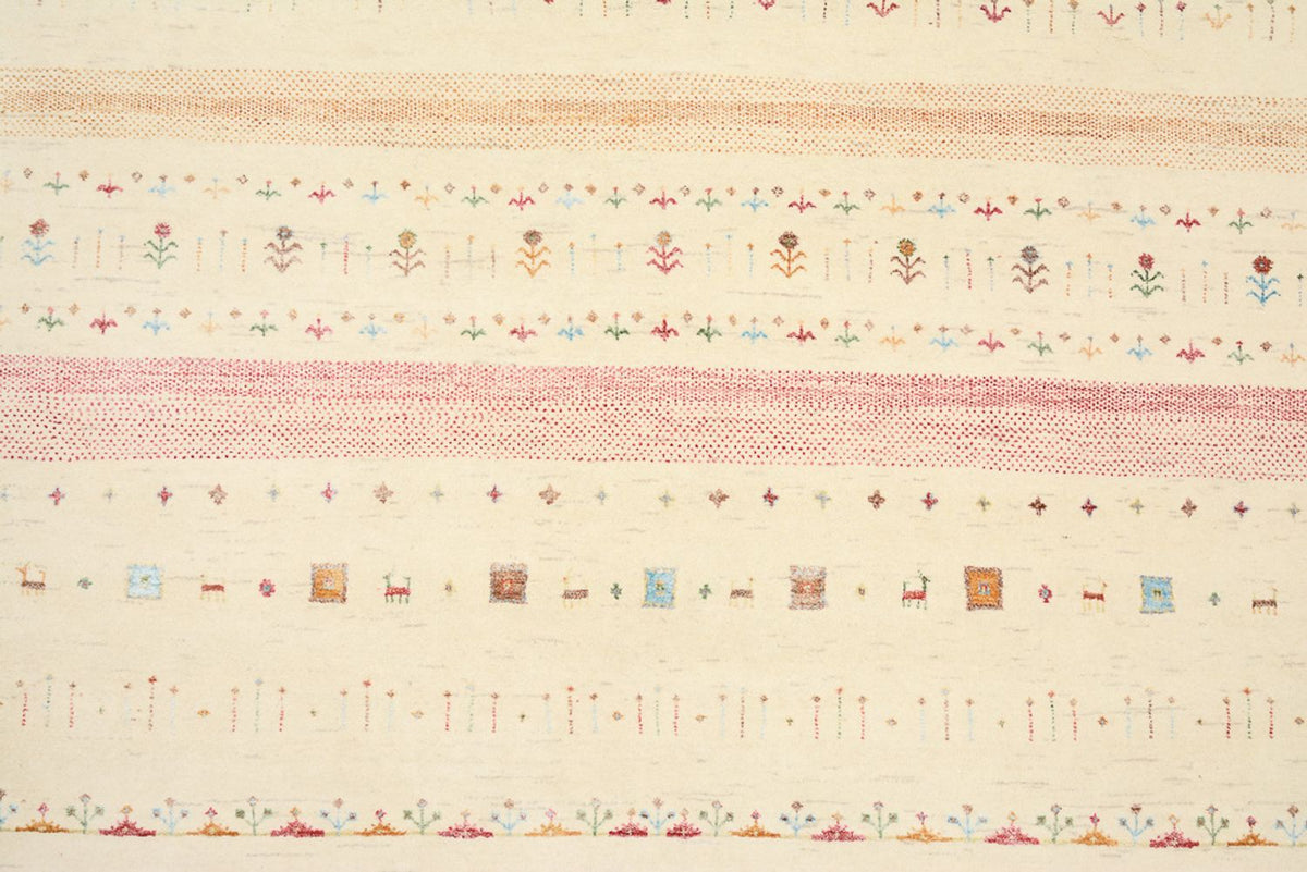 Gabbeh-mattan - Loribaft Indus - 335 x 248 cm - flerfärgad