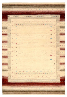 Gabbeh-mattan - Loribaft Indus - 296 x 203 cm - ljusbeige