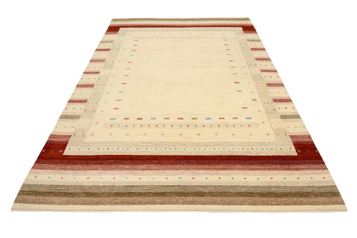 Gabbeh-mattan - Loribaft Indus - 296 x 203 cm - ljusbeige