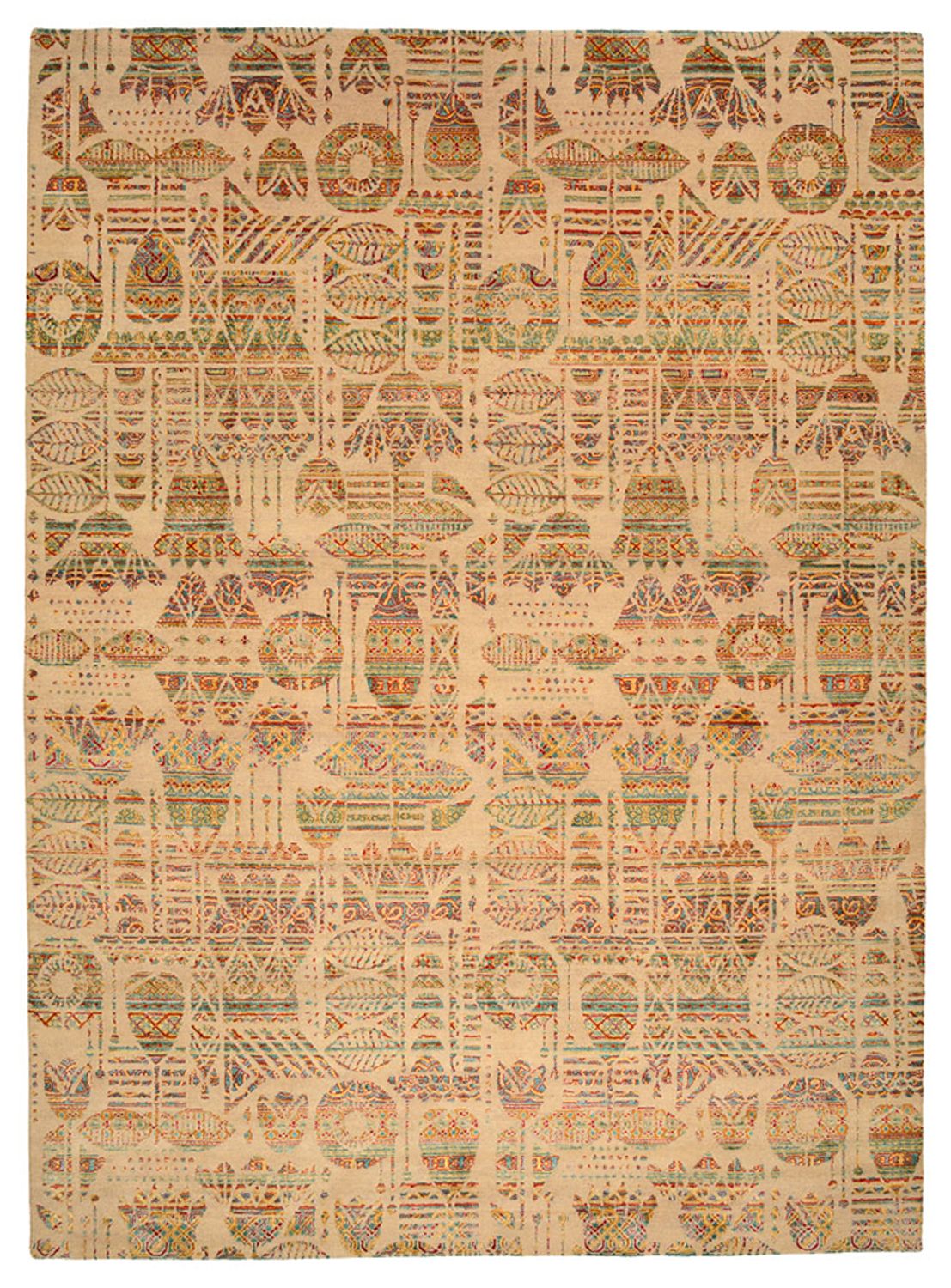 Designermatta - 366 x 271 cm - mörk beige