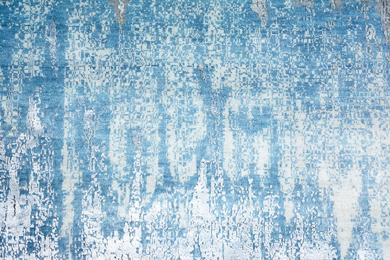 Designermatta - 430 x 306 cm - mörkblå