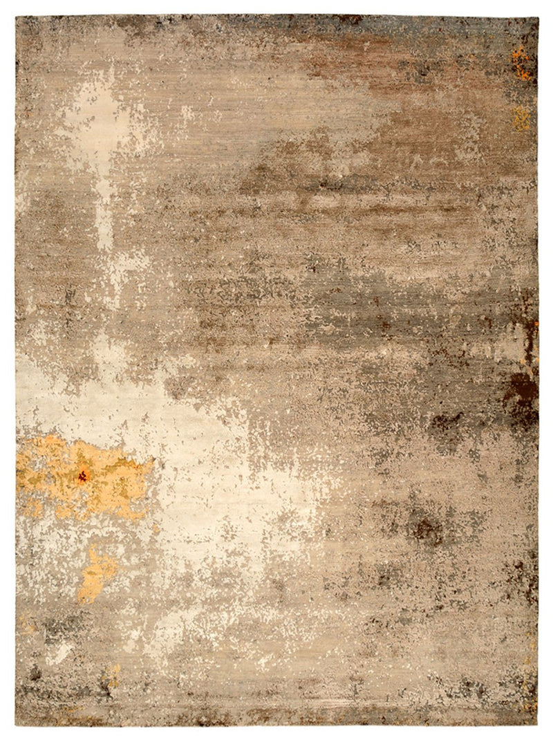 Designermatta - 367 x 270 cm - mörk beige