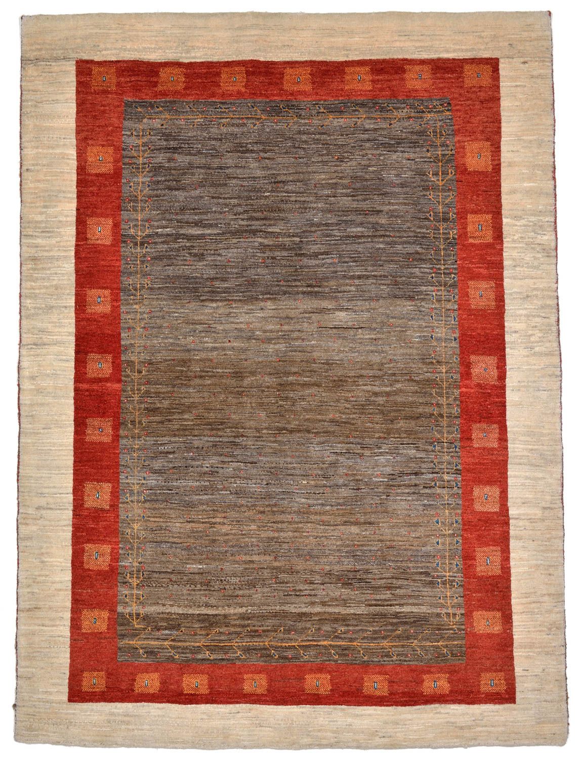 Gabbeh-matta - Loribaft Persian - 205 x 150 cm - brun
