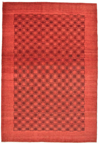 Gabbeh-matta - Loribaft Persian - 298 x 204 cm - röd