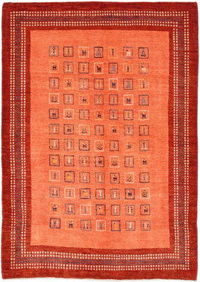 Gabbeh-matta - Loribaft Persian - 149 x 103 cm - röd