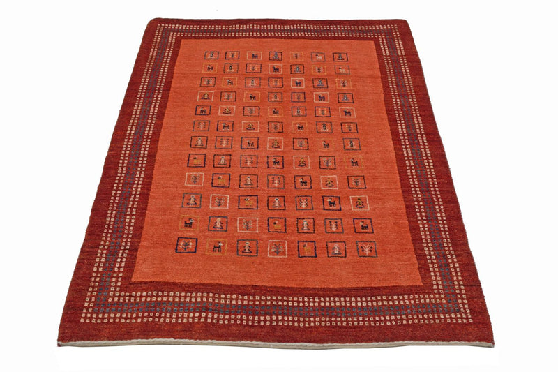Gabbeh-matta - Loribaft Persian - 149 x 103 cm - röd