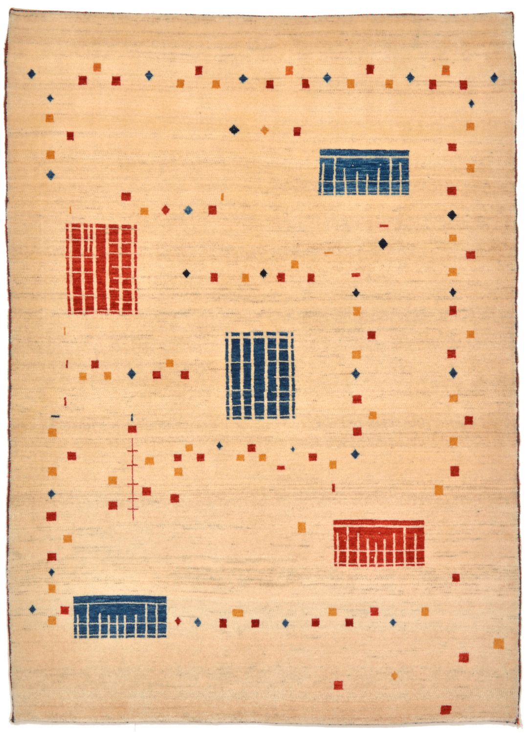 Gabbeh-matta - Loribaft Persian - 157 x 111 cm - flerfärgad