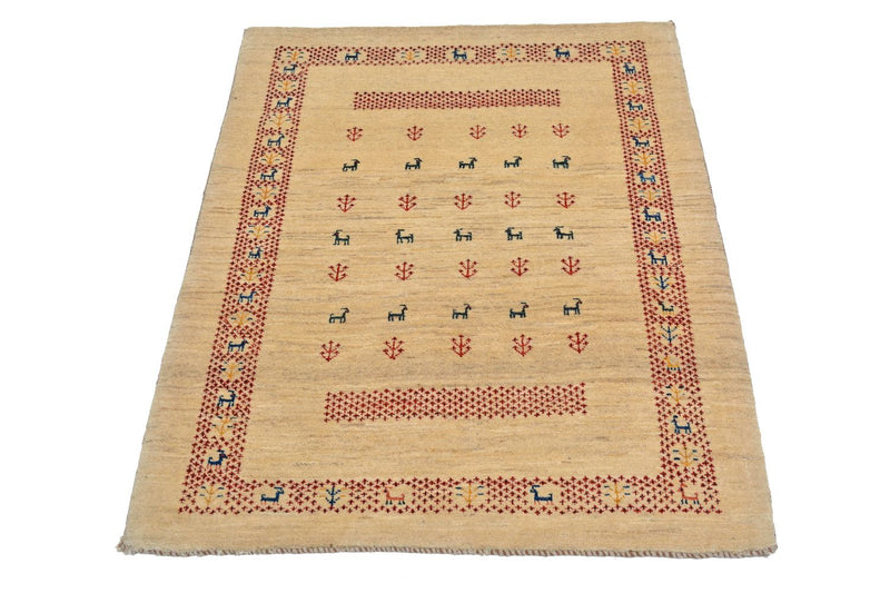 Gabbeh-matta - Loribaft Persian - 113 x 84 cm - beige