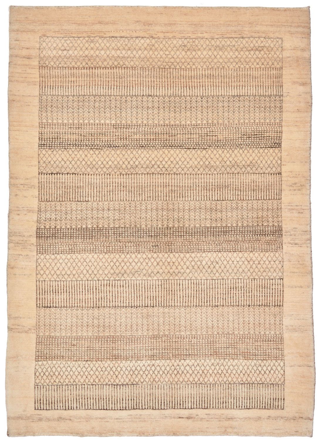 Gabbeh-matta - Loribaft Persian - 164 x 114 cm - natur