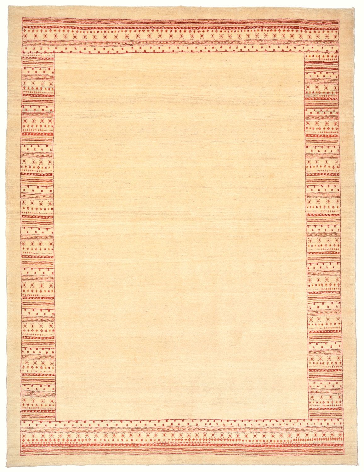 Gabbeh-matta - Loribaft Persian - 198 x 150 cm - beige