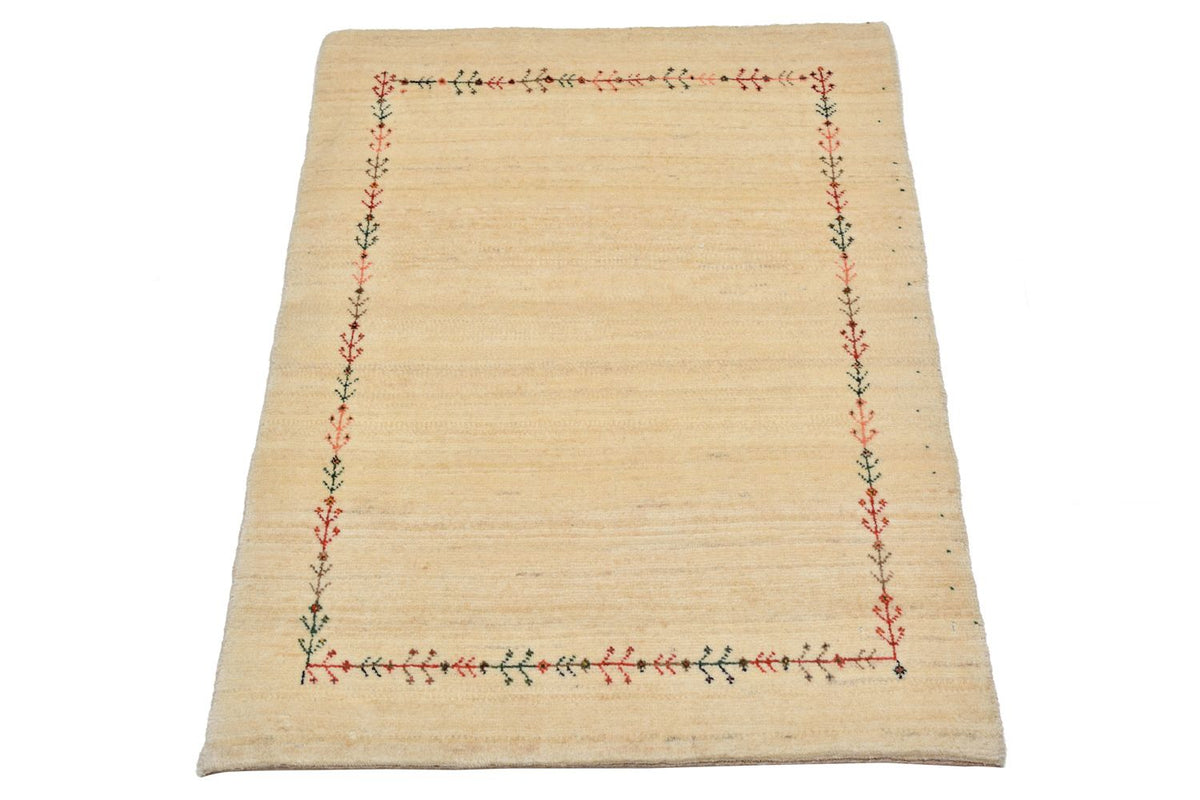 Gabbeh-matta - Loribaft Persian - 93 x 64 cm - natur