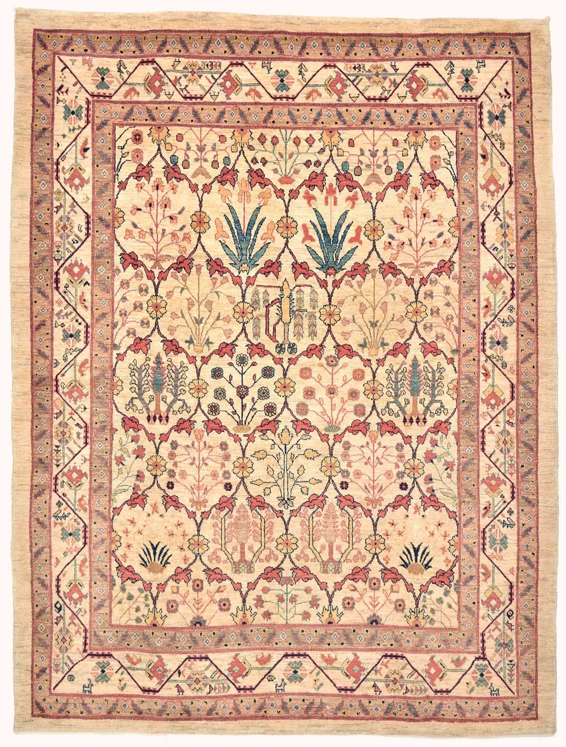 Gabbeh-matta - Loribaft Persian - 236 x 175 cm - flerfärgad