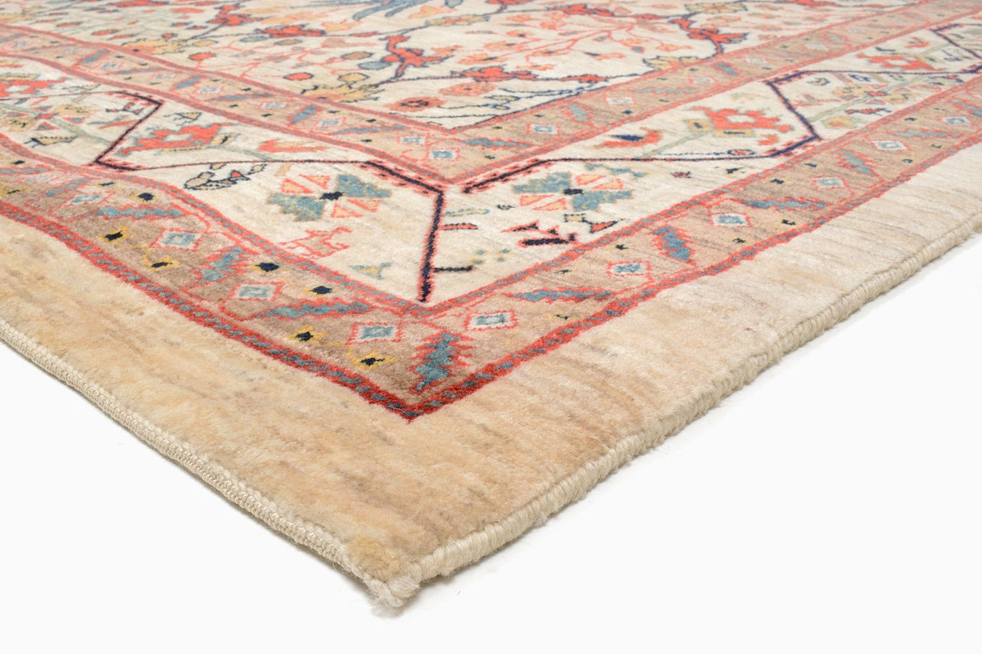 Loribaft Mattan 236x175cm - Perserteppich Wollteppich