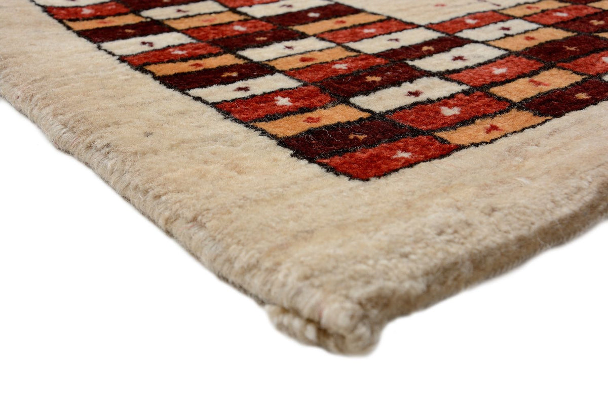 Runner Gabbeh-matta - Loribaft Persian - 391 x 88 cm - flerfärgad