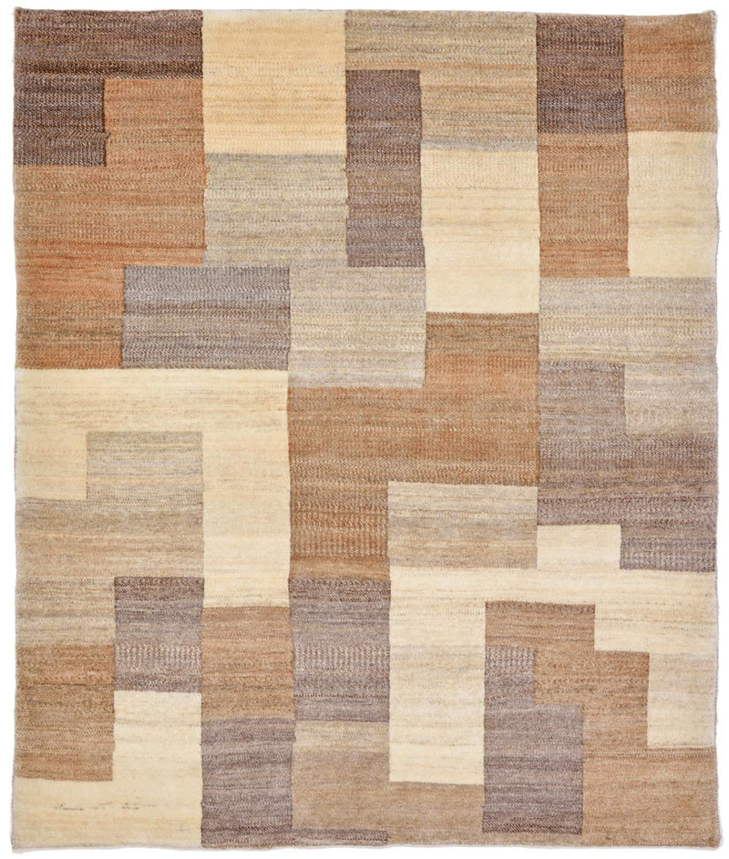 Gabbeh-matta - Loribaft Persian - 146 x 122 cm - ljusbrun