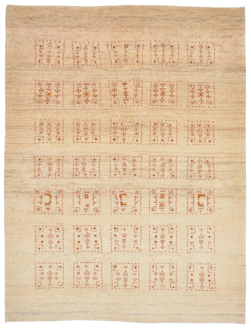 Gabbeh-matta - Loribaft Persian - 198 x 148 cm - natur