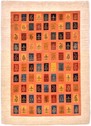 Gabbeh-matta - Loribaft Persian - 355 x 249 cm - orange