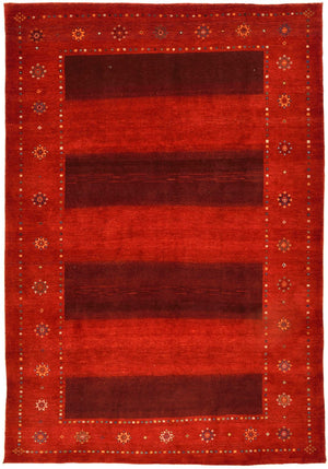 Gabbeh-matta - Loribaft Persian - 332 x 230 cm - röd