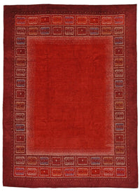 Gabbeh-matta - Loribaft Persian - 353 x 257 cm - röd
