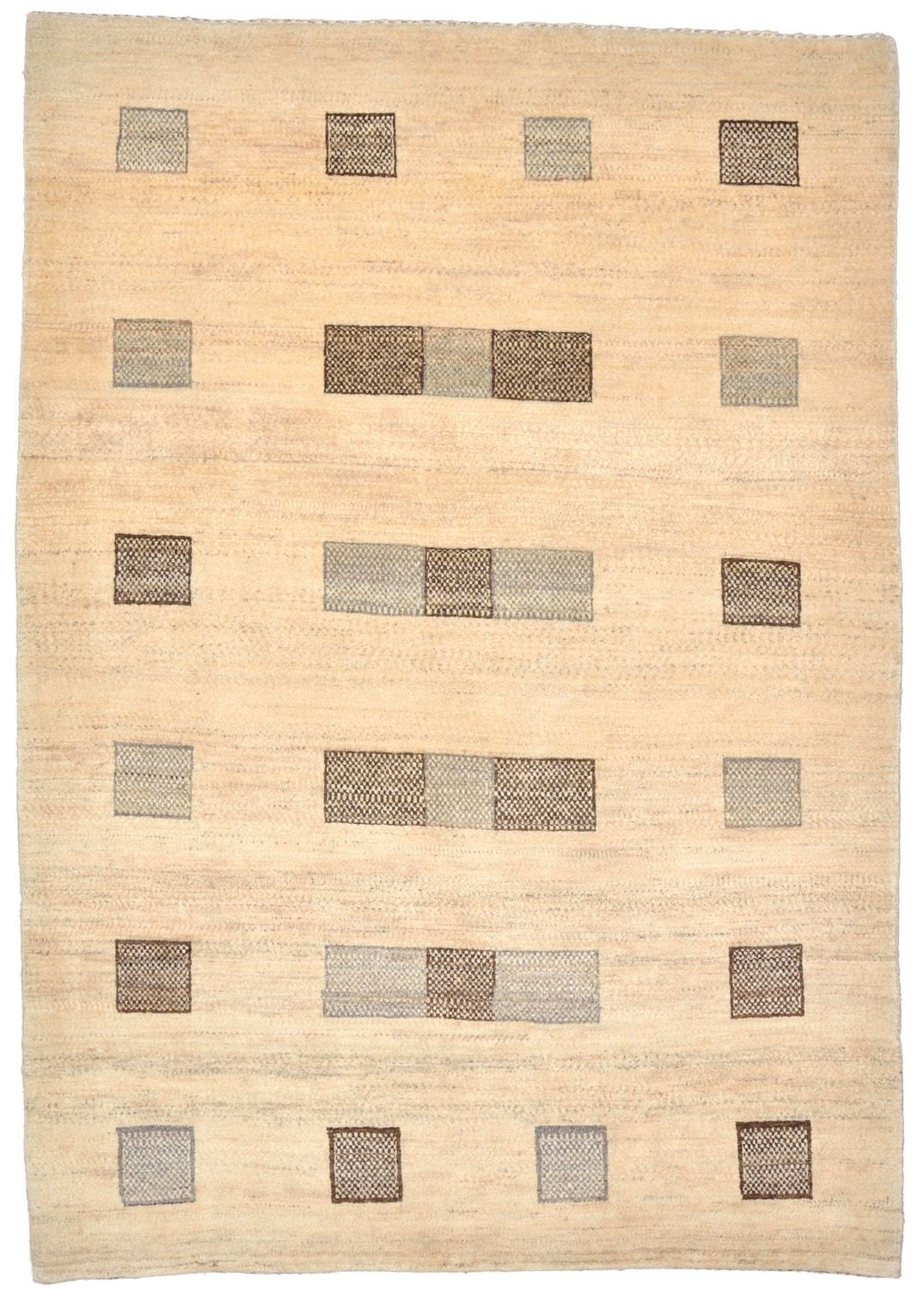 Gabbeh-matta - Loribaft Persian - 179 x 125 cm - ljusbrun