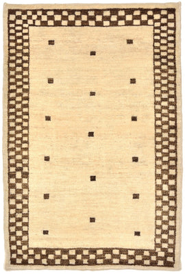 Gabbeh-matta - Loribaft Persian - 108 x 71 cm - sand