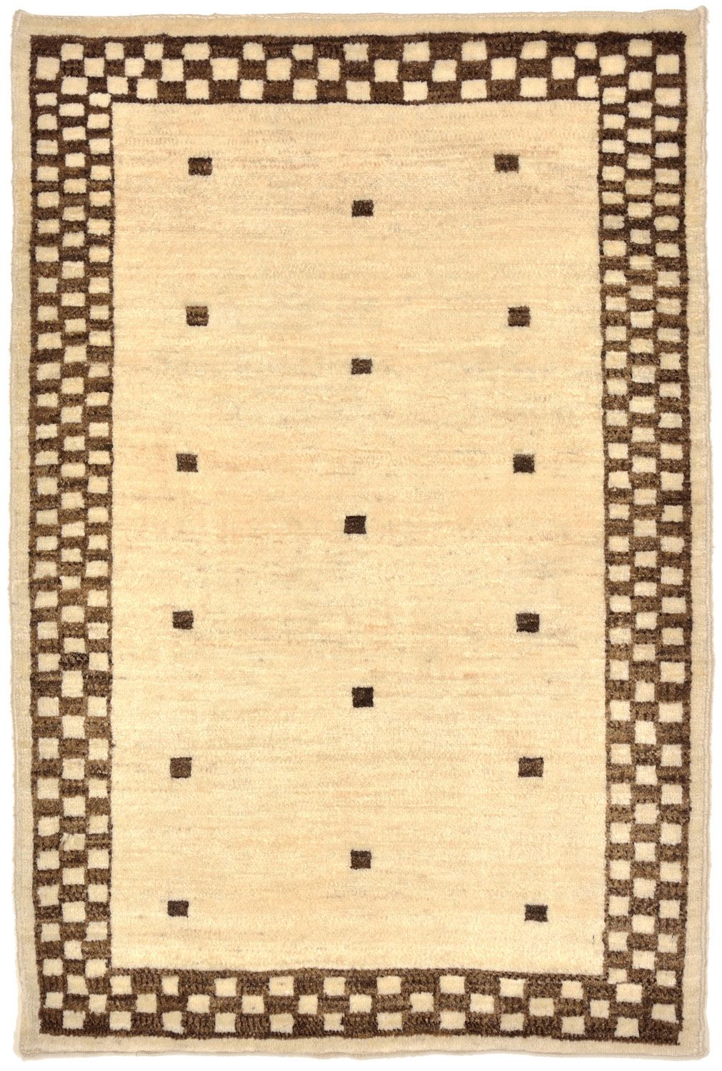 Gabbeh-matta - Loribaft Persian - 108 x 71 cm - sand
